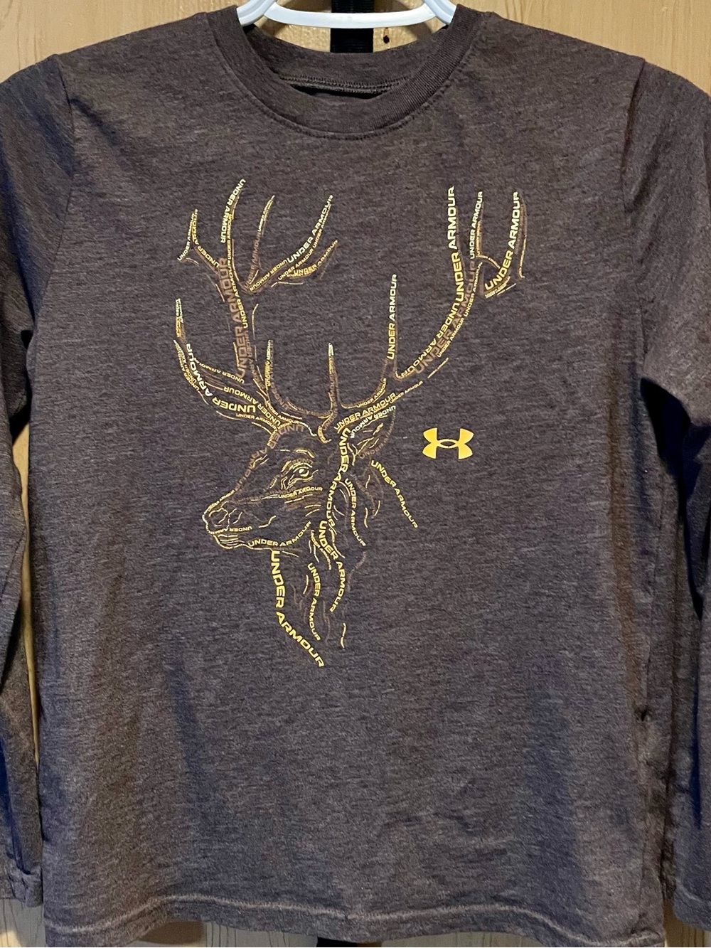 Under Armour Youth Medium Long Sleeve Elk Antler Graphic Shirt